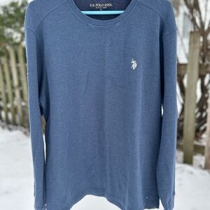 U.S. Polo Assn. Men's Navy Long Sleeve Tee